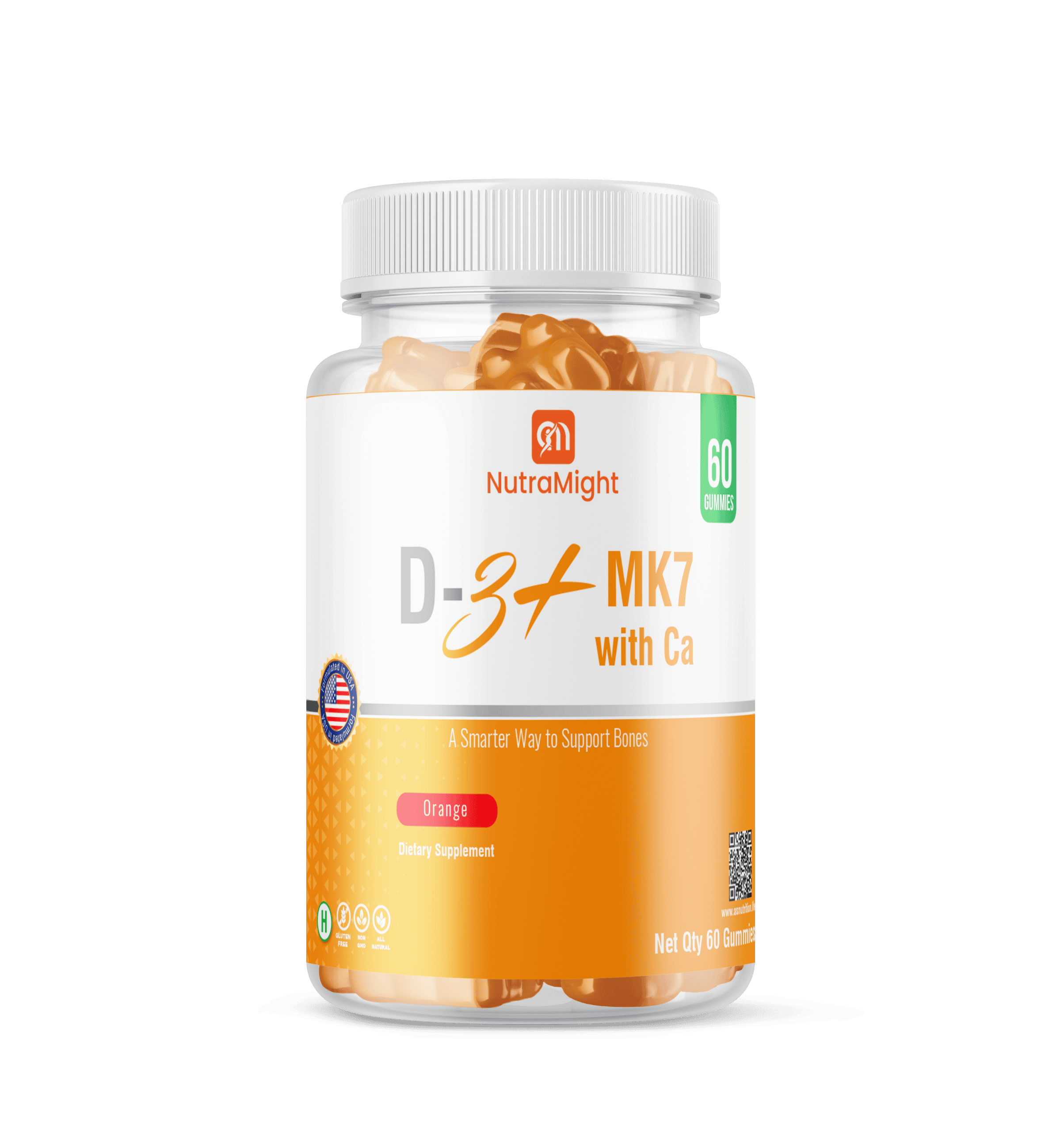 NutraMight D-3+ MK7 with Ca